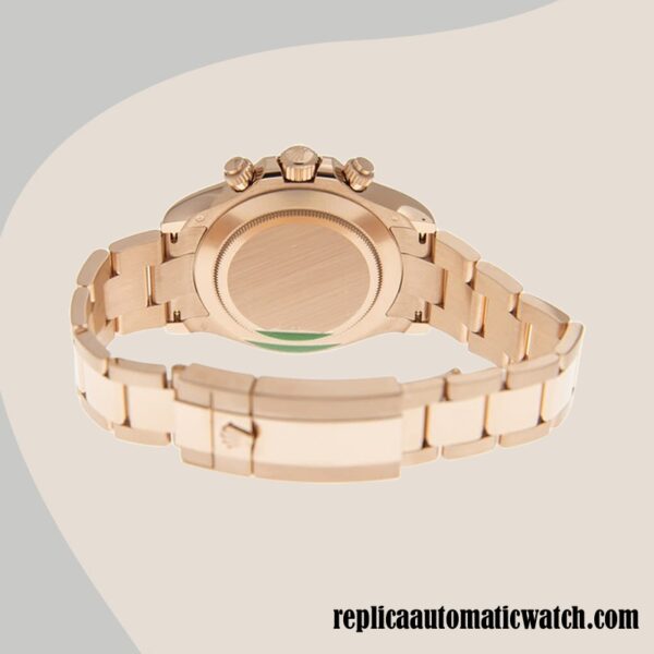 replica automatic Rolex Daytona Men's m116505-0015 Rolex Calibre 4130/7750/Mingzhu Engine Black Dial - Image 3