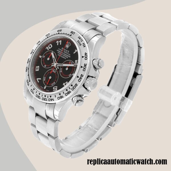 replica automatic Rolex Daytona 116509-78599 Rolex Calibre 4130/7750/Mingzhu Engine Men's Silver-tone - Image 3