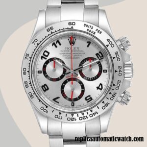replica automatic Rolex Daytona Men's 116509SAO Rolex Calibre 7750/Mingzhu Engine Silver Dial Hands and Markers