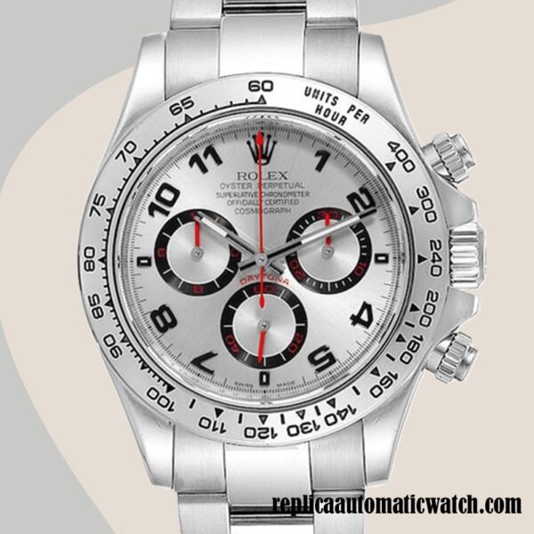 replica automatic Rolex Daytona Men's 116509SAO Rolex Calibre 7750/Mingzhu Engine Silver Dial Hands and Markers