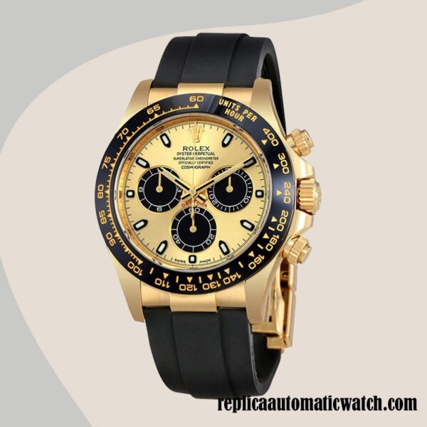 replica automatic Rolex Daytona 116518CBKSR Rolex Calibre 7750/Mingzhu Engine Men's Black Dial 15mm - Image 2