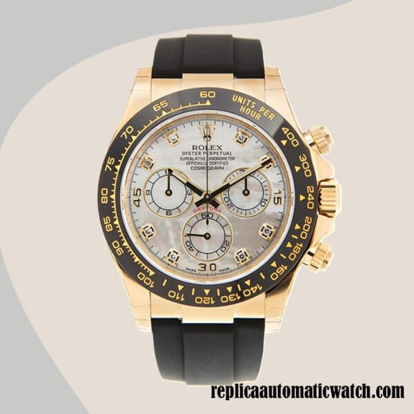 replica automatic Rolex Daytona Rolex Calibre 7750/Mingzhu Engine Men's 116518MDR Mother of Pearl Dial - Image 2