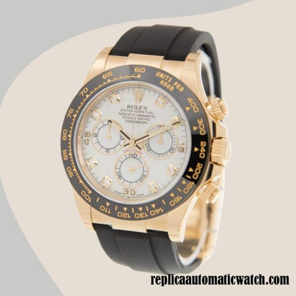 replica automatic Rolex Daytona Rolex Calibre 7750/Mingzhu Engine Men's 116518MDR Mother of Pearl Dial - Image 3