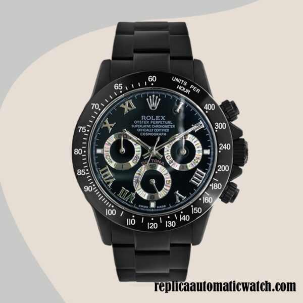 replica automatic Rolex Daytona Mingzhu Engine 116520 Men's Automatic Black Dial - Image 2
