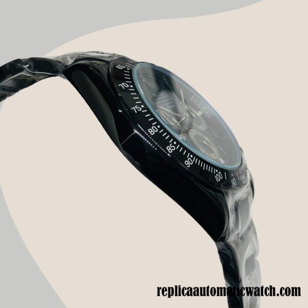 replica automatic Rolex Daytona Mingzhu Engine 116520 Men's Automatic Black Dial - Image 3