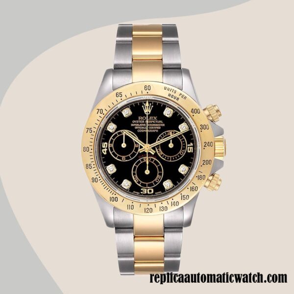 replica automatic Rolex Daytona Rolex Calibre 7750/Mingzhu Engine 116523BKDO Men's Black Dial - Image 2