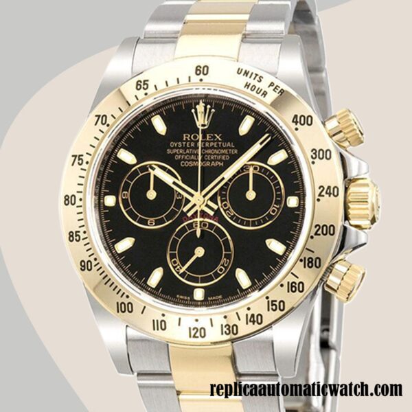 replica automatic Rolex Daytona Rolex Calibre 7750/Mingzhu Engine 116523BKSO Men's Black Dial