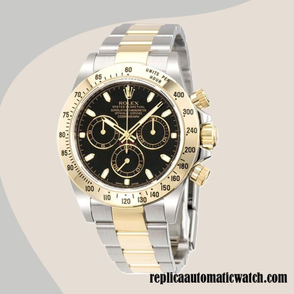 replica automatic Rolex Daytona Rolex Calibre 7750/Mingzhu Engine 116523BKSO Men's Black Dial - Image 2