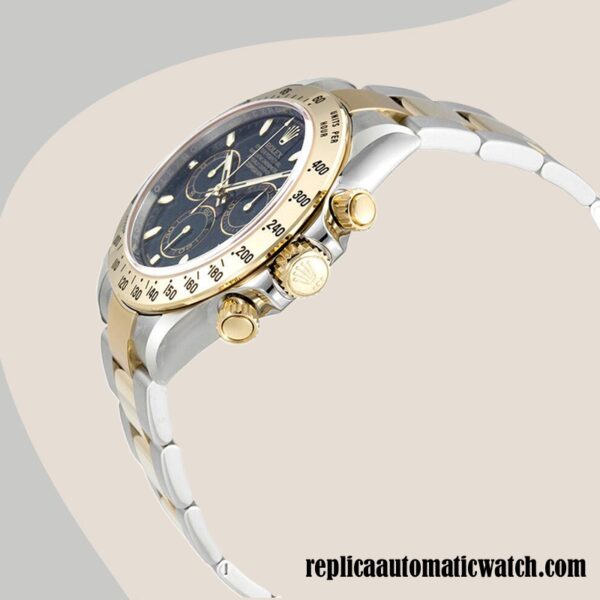 replica automatic Rolex Daytona Rolex Calibre 7750/Mingzhu Engine 116523BKSO Men's Black Dial - Image 3