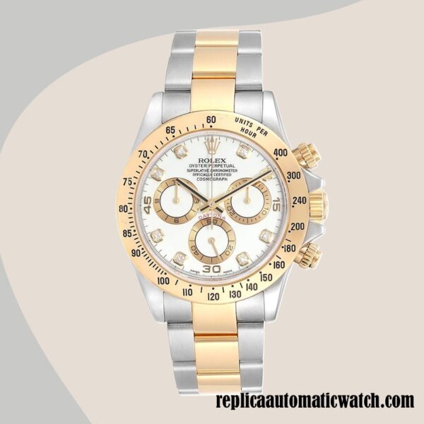 replica automatic Rolex Daytona Rolex Calibre 7750/Mingzhu Engine 116523-78593 Men's Automatic White Dial - Image 2