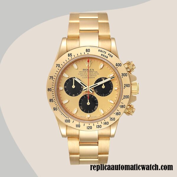 replica automatic Rolex Daytona 116528-0041 Men's Rolex Calibre 7750/Mingzhu Engine Hands and Markers - Image 2