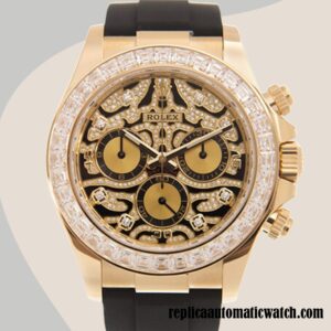 replica automatic Rolex Daytona 116588TBR-0003 Mingzhu Engine Men's Gold Dial Automatic