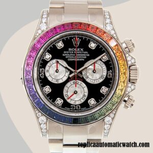replica automatic Rolex Daytona 116599RBOW Men's Rolex Calibre 7750/Mingzhu Engine 15mm Black Dial