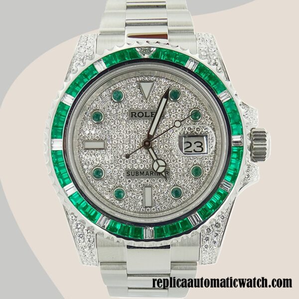 replica automatic Rolex Submariner 116659 Men's Rolex Calibre 2813 Automatic Diamond Paved Dial