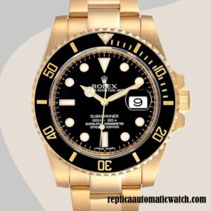 replica automatic Rolex Submariner 116618LN-97208 Rolex Calibre 2836/2813 Men's Gold-tone