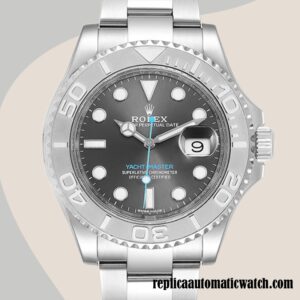 replica automatic Rolex Yacht-master 116622GYSO Men's Rolex Calibre 2836/2813 Silver-tone 15mm