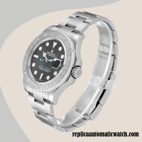 replica automatic Rolex Yacht-master 116622GYSO Men's Rolex Calibre 2836/2813 Silver-tone 15mm - Image 3