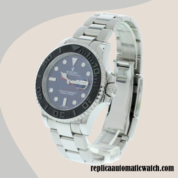 replica automatic Rolex Yacht-master Men's Rolex Calibre 2836/2813 116622LN Silver-tone - Image 3