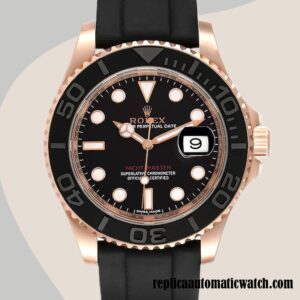 replica automatic Rolex Yacht-master Rolex Calibre 2836/2813 116655BKSR Men's Hands and Markers