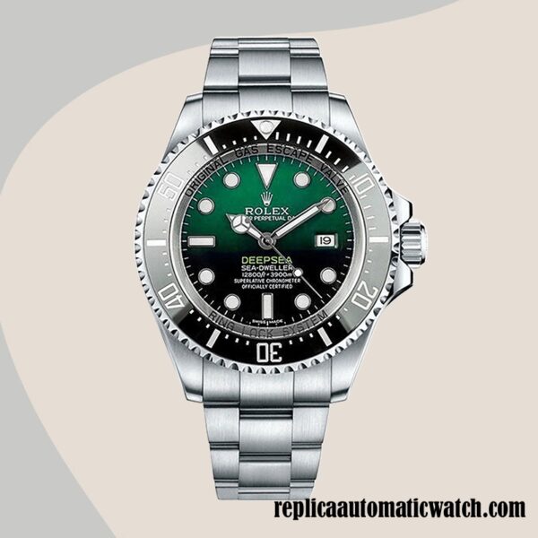 replica automatic Rolex Deepsea 116660 Rolex Calibre 2813 Men's Automatic Green Dial - Image 2