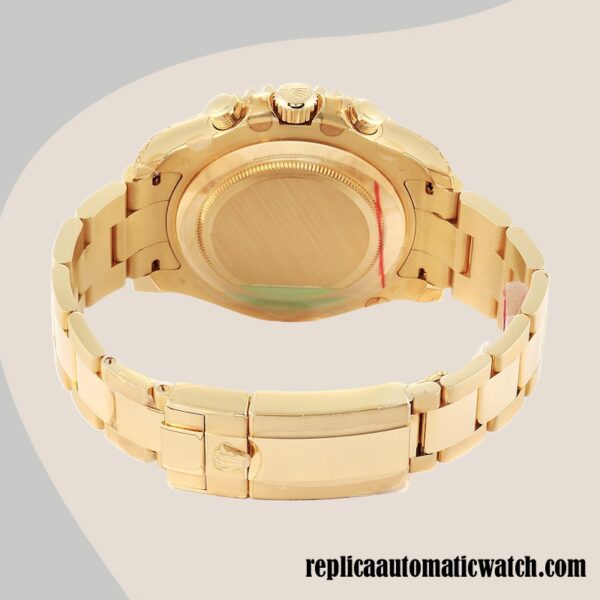 replica automatic Rolex Yacht-master 116688-78218 Rolex Calibre 2836/2813 Men's Automatic Gold-tone - Image 4