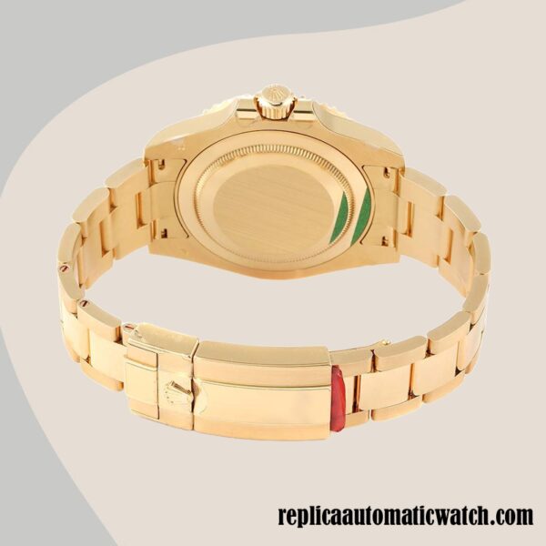 replica automatic Rolex Gmt Master Men's Rolex Calibre 2836/2813 116718GRSO Green Dial Hands and Markers - Image 4