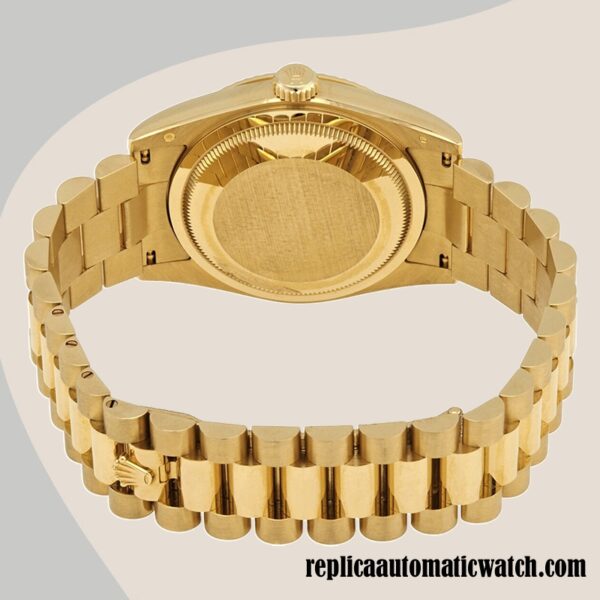 replica automatic Rolex Day-Date 118238BKDP Rolex Calibre 2836/2813 Men's Gold-tone Automatic - Image 4