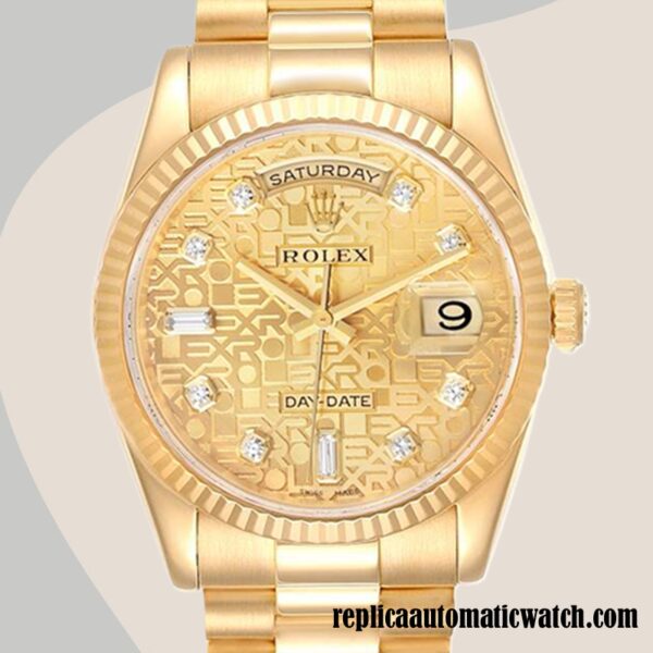 replica automatic Rolex Day-Date Rolex Calibre 2836/2813 Men's 118238CJDP 12mm