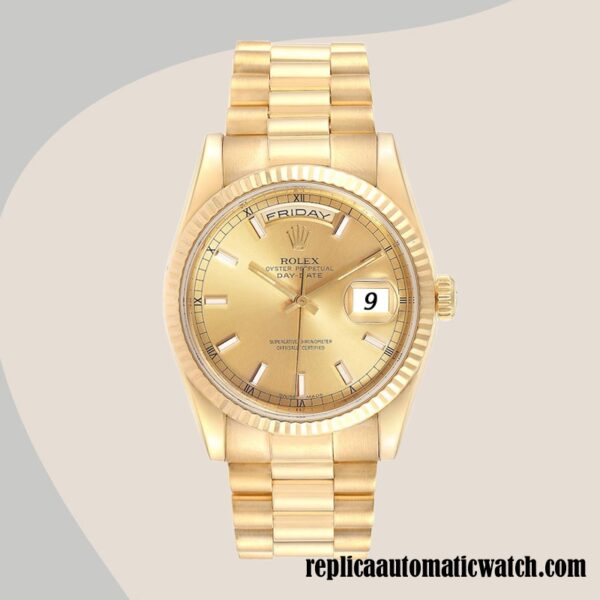 replica automatic Rolex Day-Date Men's 118238CSP Rolex Calibre 2836/2813 Automatic - Image 2