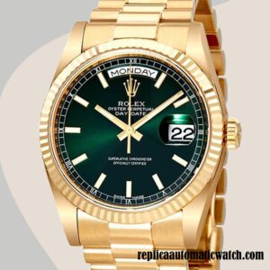 replica automatic Rolex Day-Date Unisex 118238GNSP Rolex Calibre 2836/2813 Green Dial