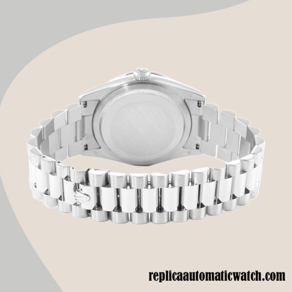 replica automatic Rolex Day-Date Men's Rolex Calibre 2836/2813 118346 Silver-tone - Image 4