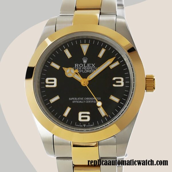 replica automatic Rolex Explorer Men's Rolex Calibre 2836/2813 m124273-0001 Two-tone