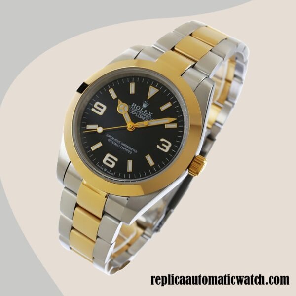 replica automatic Rolex Explorer Men's Rolex Calibre 2836/2813 m124273-0001 Two-tone - Image 3