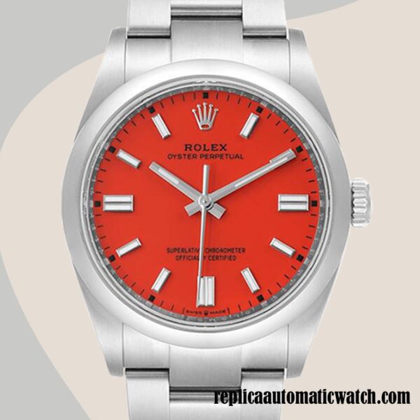 replica automatic Rolex Oyster Perpetual m124300-0007 Rolex Calibre 2836/2813 Unisex Hands and Markers