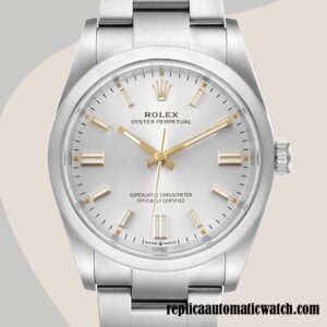 replica automatic Rolex Oyster Perpetual m124300-0001 Unisex Rolex Calibre 2836/2813 Automatic Silver-tone