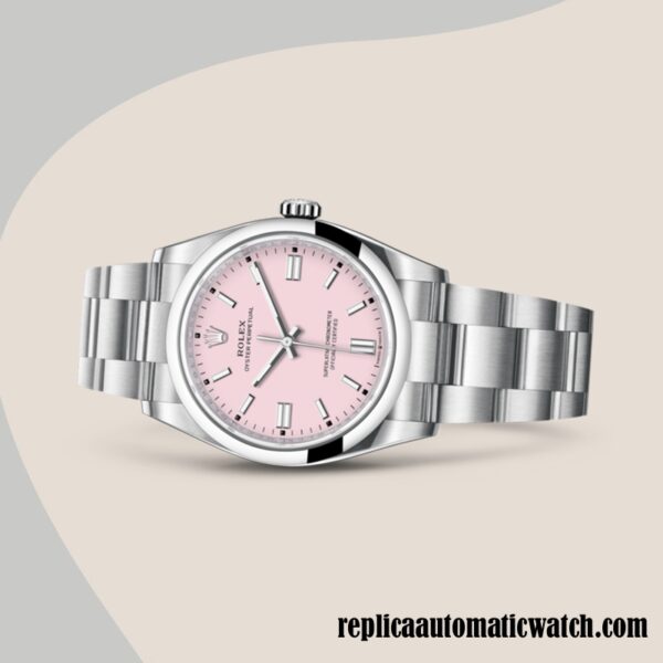 replica automatic Rolex Oyster Perpetual Unisex Rolex Calibre 2836/2813 m126000-0008 Silver-tone Around 12mm - Image 3