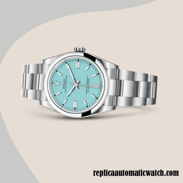 replica automatic Rolex Oyster Perpetual Rolex Calibre 2836/2813 Unisex m126000-0006 Automatic Silver-tone - Image 3