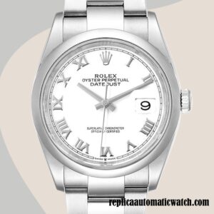 replica automatic Rolex Datejust Rolex Calibre 2836/2813 m126200-0008 Men's Automatic White Dial