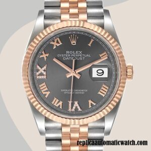 replica automatic Rolex Datejust m126231-0023 Rolex Calibre 2836/2813 Men's Two-tone 12mm