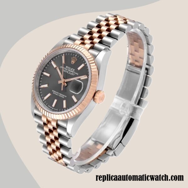 replica automatic Rolex Datejust Men's Rolex Calibre 2836/2813 m126231-0013 Grey Dial Two-tone - Image 3