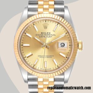 replica automatic Rolex Datejust 126233CSJ Rolex Calibre 2836/2813 Men's Champagne Dial