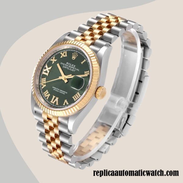 replica automatic Rolex Datejust m126233-0025 Rolex Calibre 2836/2813 Men's Two-tone - Image 3