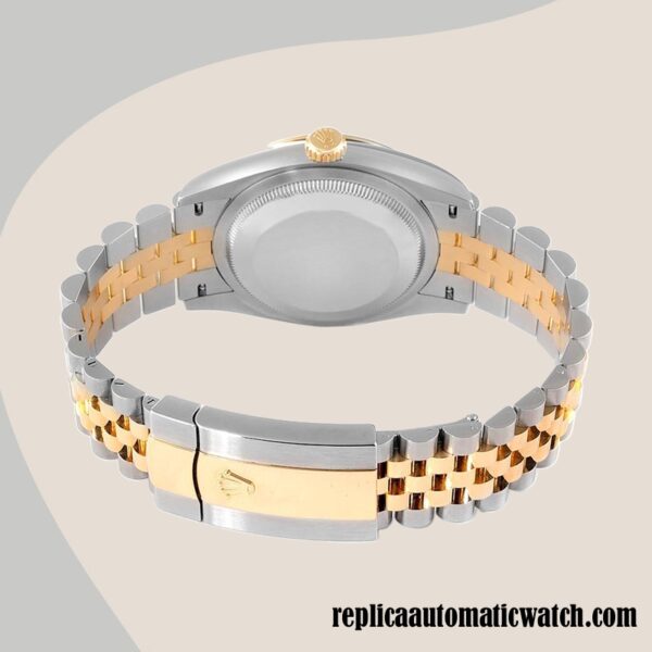 replica automatic Rolex Datejust m126233-0023 Men's Rolex Calibre 2836/2813 Two-tone Mother of Pearl Dial - Image 4