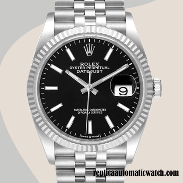 replica automatic Rolex Datejust Rolex Calibre 2836/2813 Men's 126234BKSJ 12mm