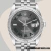 replica automatic Rolex Datejust m126234-0045 Men's Rolex Calibre 2836/2813 Hands Silver-tone