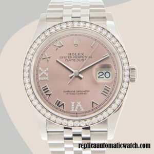replica automatic Rolex Datejust Rolex Calibre 2836/2813 Ladies m126284rbr-0023 Pink Dial Automatic