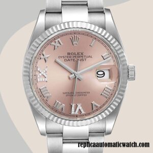 replica automatic Rolex Datejust m126234-0032 Rolex Calibre 2836/2813 Ladies Pink Dial