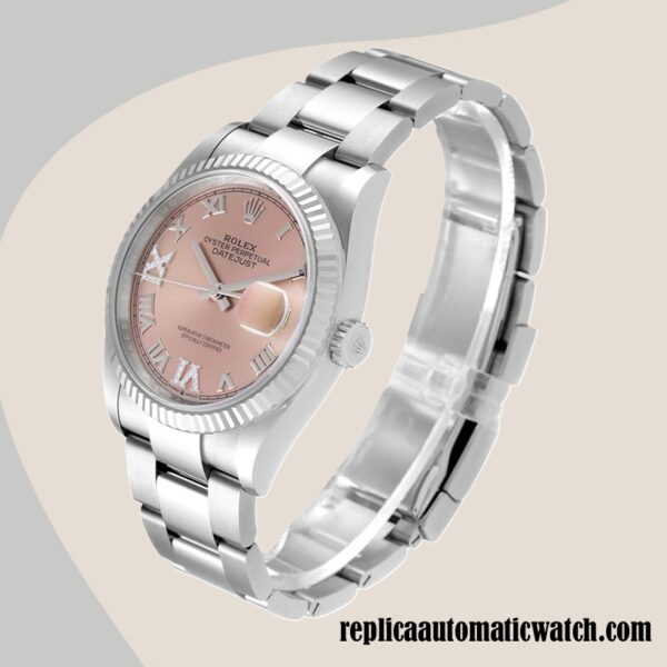replica automatic Rolex Datejust m126234-0032 Rolex Calibre 2836/2813 Ladies Pink Dial - Image 3