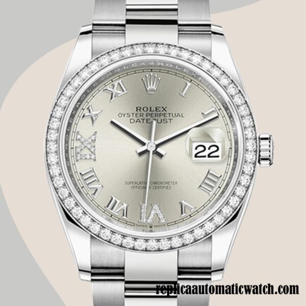 replica automatic Rolex Datejust Ladies Rolex Calibre 2836/2813 m126234-0030 Silver-tone Automatic