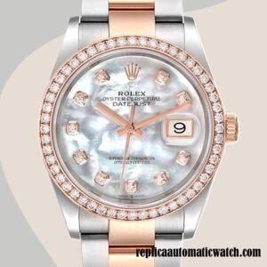 replica automatic Rolex Datejust Men's m126281rbr-0010 Rolex Calibre 2836/2813 Two-tone 12mm